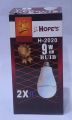 HOPE’S H-2020 LED Rechargeable 9 Watt Bulb With Double Battery. 