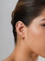 5 Pairs Small Hoop Earrings for Women: 18K Gold Plated Surgical Stainless Steel Huggie Hoop Earrings for Cartilage Helix Tragus.