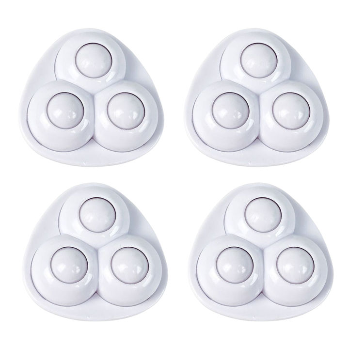 Self Adhesive Swivel Caster Wheels 360 Degree Free Rotation Small Wheels No Noise for Trash Can Bottom Kitchen Small Appliances