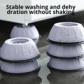 4pcs Non Slip Shockproof Cushion Washing Machine Universal Foot Pad Height Increasing Moisture Proof Refrigerator Pulsator.
