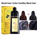 Mokeru hair Dye shampoo 200ml , No harm to skin harbel extract simultaneously shampoo,black and nourish hair results in 5 min. 