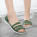 Women's Flat Beach Sandals Slip On Summer,Summer vacation women's casual flat slides Perfect Beach & Pool Footwear Summer Travel. 