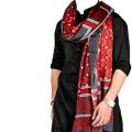 sindhi ajrak, traditional shawl,ajrak duppatta unisex(pack of 2). 