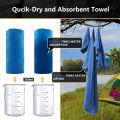 Quick Drying Microfiber Swimming Towel Super Absorbent Gym/Camping Towel Ultra Compact Lightweight Sports/Beach/ Travel Towels.