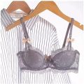 MOYISU French Romantic Lace Comfortable Breathable セクシー Tushy Slim Bra Collection Pure Desire Girls Push Beautiful Underwear SET. 