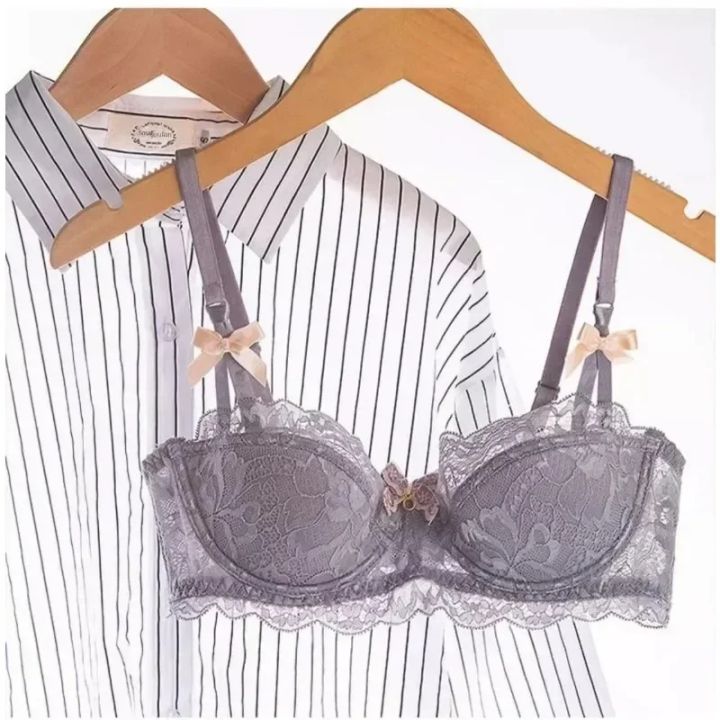 MOYISU%20French%20Romantic%20Lace%20Comfortable%20Breathable%20%E3%82%BB%E3%82%AF%E3%82%B7%E3%83%BC%20Tushy%20Slim%20Bra%20Collection%20Pure%20Desire%20Girls%20Push%20Beautiful%20Underwear%20SET%20-%20Image%203