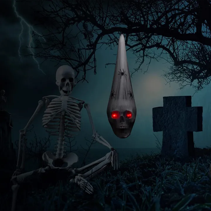 Motion%20Sensor%20Halloween%20Decoration%20Spooky%20Halloween%20Haunted%20House%20Decor%20Voice-activated%20Skeleton%20Skull%20With%20Led%20Eyes%20Fake%20Spider%20-%20Image%203