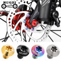 MUQZI 6PCS Titanium Screw Ultralight Bike M5 X 10mm Disc Brake Rotor Screw MTB Rotor Bolts Bicycle Accessories. 