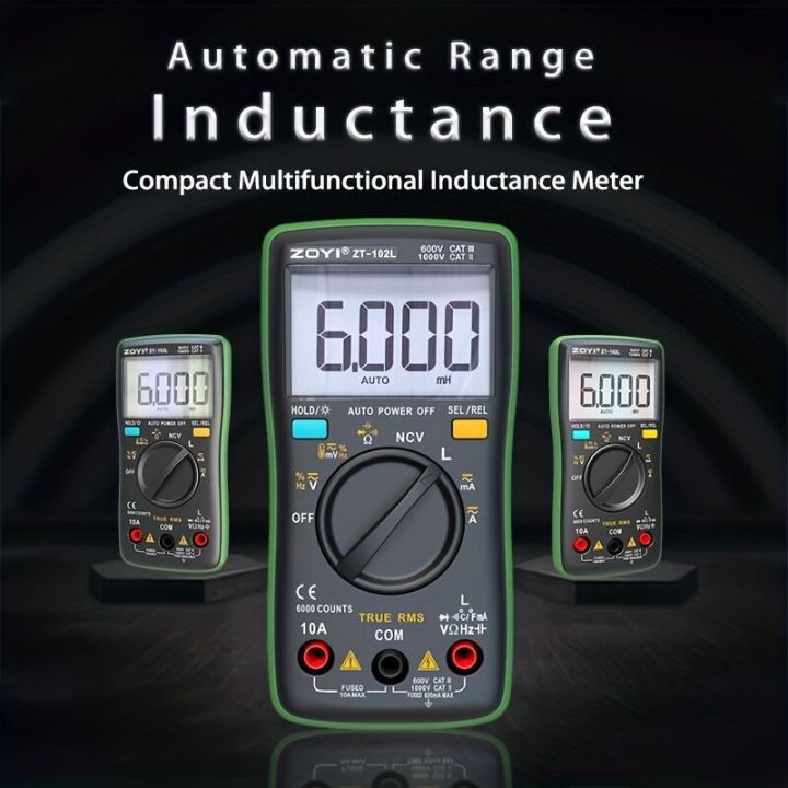ZOYI Electric Universal Meter ZT-102L | Multimeter ZT-102 L | Inductance Meter | Capacitance Meter | ZT102L Inductance Multimeter