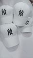 NY NEW YORK White Baseball Cap. 