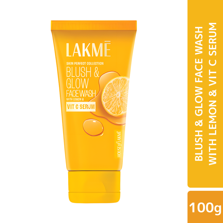 Lakme Blush & Glow Brightening Face Wash Lemon 100g