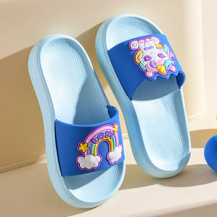 Girls%20Slippers%202%20to%208%20Years%20Kids%20Home%20Slippers%20Pink%20Blue%20Unicorn%20Toddler%20Girl%20Slippers%20Anti-Slip%20Waterproof%20Bathroom%20Slippers%20-%20Image%206