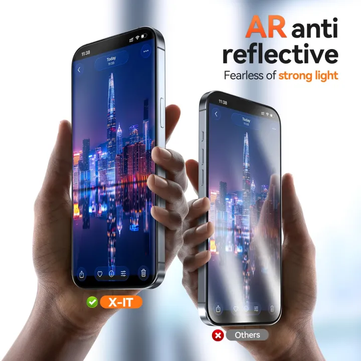 2%20Pack%20AR%20Screen%20Protector%20for%20iPhone%2017%20Pro%20Max%20Air%20with%20Auto-Alignment%20Kit,%20Auto%20Dust%20Removal,%20Tempered%20Glass%20HD%20Clear%20-%20Image%202