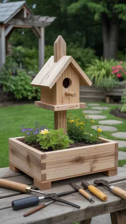 Wooden%20Birdhouse%20with%20Dual%20Planter%20Box%20%E2%80%93%20Handmade%20Garden%20Decor%20-%20Image%205