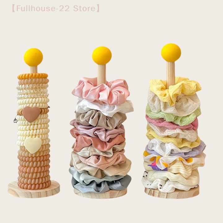Scrunchie Racks 【MAX-22】Hair Scrunchies Hairpin Organizer Cute Girl Jewelry Holder Head ...