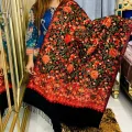 Kashmiri Pashmina Wool Embroidered Shawl for Women Winter Medium Size. 