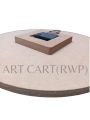 mdf clock base (14x14) |clock mdf base for resin art |10 mm thickness  with back hook and mechanism space .. 