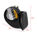 Snail Air Horn Snail Motorcycle Speaker  Mini Loud Electronic Snail Horn For Motorcycle Loud Voice Speaker 12V 510HZ. 