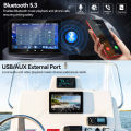 7inch Marine Radio Wireless CarPlay Android Auto FM AM Radio Receiver Waterproof for RV ATV UTV SPA RZR Stereo Multimedia Player.
