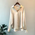 Summer Shirts And Blouses Woman Casual Top Autumn Winter Korean Long Sleeve Button Elegance Sweet Casual Office Lady New Shirts. 