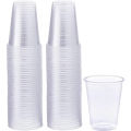 50/100PCS Disposable Transparent Plastic Cups Household Drinking Cups Fruit Juice Coffee Ice Cream Birthday Wedding Party.