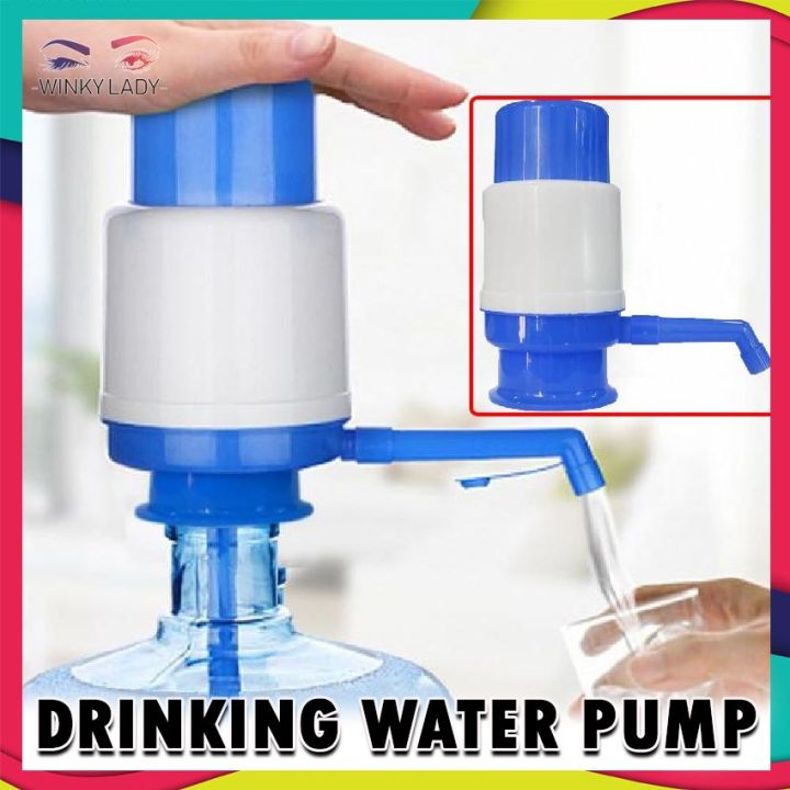 2-Pack Manual Water Pump Dispensers - Portable Hand Pump For 5 Gallon Water Jugs