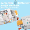 Soft Baby Books 3D Touch Feel High Contrast Cloth Book Sensory Early Learning Stroller Toys for Infant Toddler Toy 0-12 Months. 