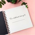 Dark Grey Blue Art Sketchbook Best for Painting & Drawing, Off-white Pages, Size 7.5 x 7.5 inches, 50 thick card sheets. 
