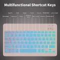 Wireless Backlit Keyboard For iOS Android Windows Systems Rechargeable Backlight 10 Inch Teclado For Mac iPad MatePad Laptop. 