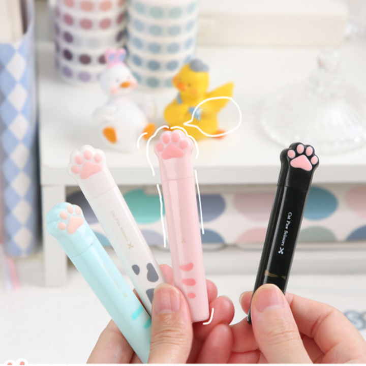 Kawaii Cat Claw Scissors Portable Cute Small Scissors Student Office ...