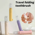 1 piece - Convenient toothbrush travel container, 2-in-1 folding toothbrush set - Small and convenient - Essential for business. 