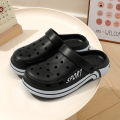 Men Women Sport Clogs Breathable Hole Slippers Thick Platform EVA Garden Shoes Non-Slip Outdoor Beach Sandals Indoor Home Slides.