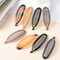 Matte Fish Shaped Hairpin Ponytail Banana Hair Clip Headband For Women Hair Accessories HairgripsTwist Clamp Barrettes Headwear.