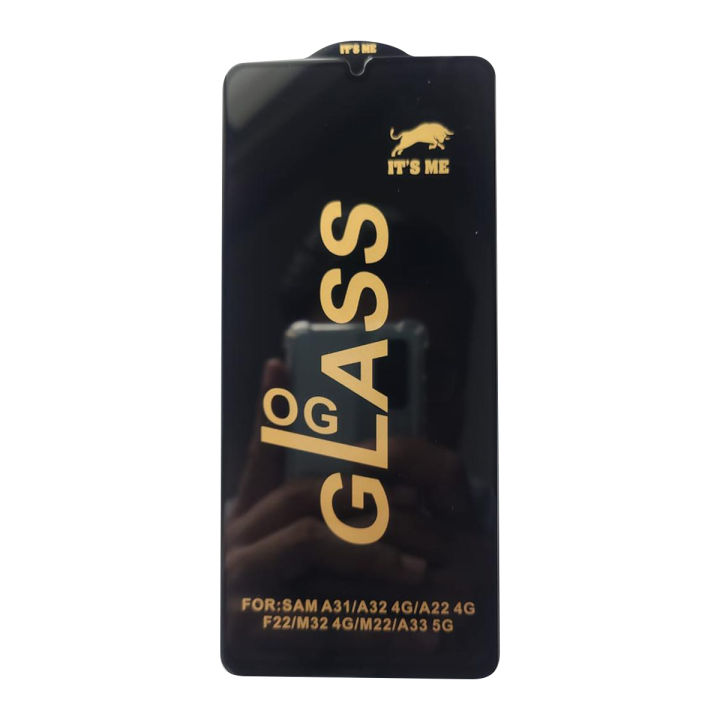 Samsung A31 A32 A33 A22 Vivo Y100 OG Premium Tempered Glass - HD Glass