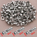 3/5pcs 18K Copper Plated Genuine Gold Thick Silver White Gold Necklace Connection Closing Buckle, DIY Jewelry Making Accessories. 