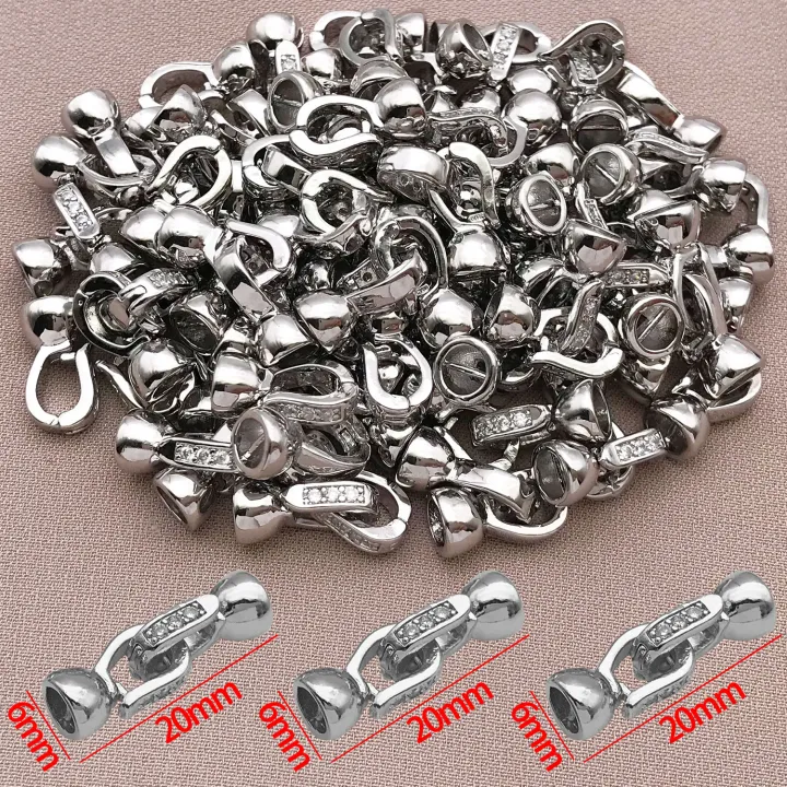 3/5pcs%2018K%20Copper%20Plated%20Genuine%20Gold%20Thick%20Silver%20White%20Gold%20Necklace%20Connection%20Closing%20Buckle,%20DIY%20Jewelry%20Making%20Accessories%20-%20Image%206
