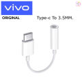 Vivo headphone adapter type-C to 3.5mm. vivo tail mouse adapter v20pro V21 v23 Y76 x50pro x60pro. 