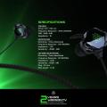 EGA type E4/e5 in ear earphone gaming headphone in ear suitable for easy gaming. 