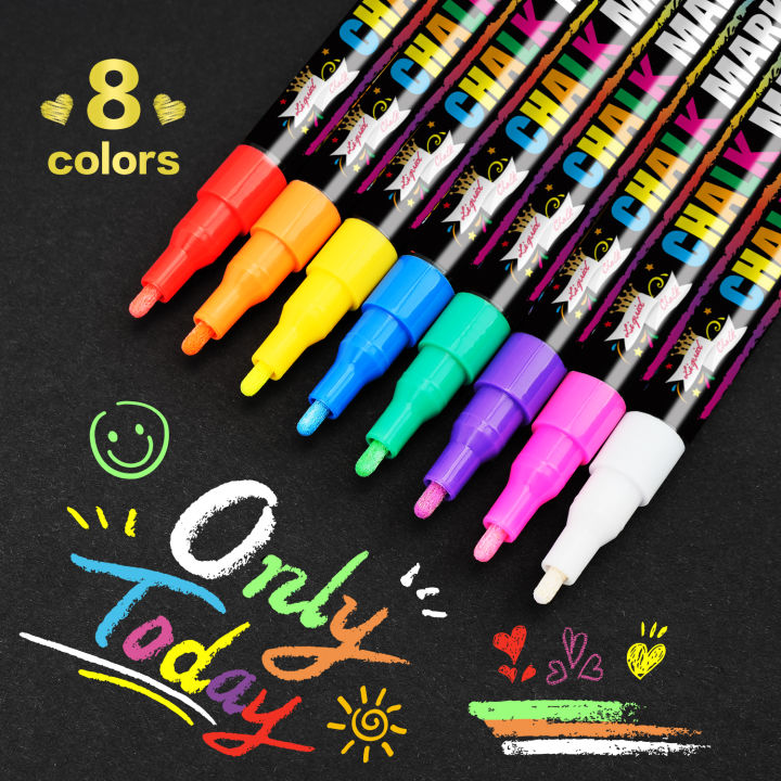Liquid%20Chalk%20Pens-Extra%20Fine%20Tip%20Chalk%20Markers%20(8%20Pack%201mm%20Point),Dry%20Erase%20Marker%20Pens%20for%20Blackboard,Chalkboards,Windows,Glass%20-%20Image%202