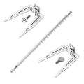Rotating Grill Fork Barbecue Tool Oven Accessories Chicken Roasting Rack Stainless Steel Rustproof Air Fryer Fork Rotisserie.