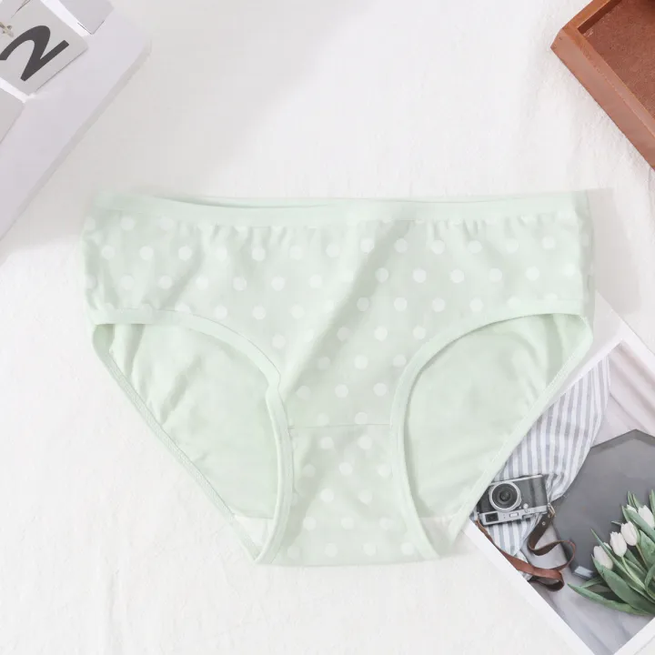 Simple%20Polka%20Dot%20Cute%20Underpants%20for%20Girls%20Triangle%20Underpants%20Comfortable%20Lightweight%20Breathable%20Mid%20Waist%20Cotton%20Underpants%20-%20Image%203