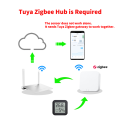 Mini Zigbee 3.0 Temperature Humidity Sensor APP Remote Control Thermometer For Smart Home Work With Tuya Alexa ZHA Zigbee2MQTT. 
