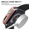 Applicable to Apple Generation 7 Watch Case PC Bright Frame Original Watch Half Pack Protective Case Iwatch745 Protective Case.