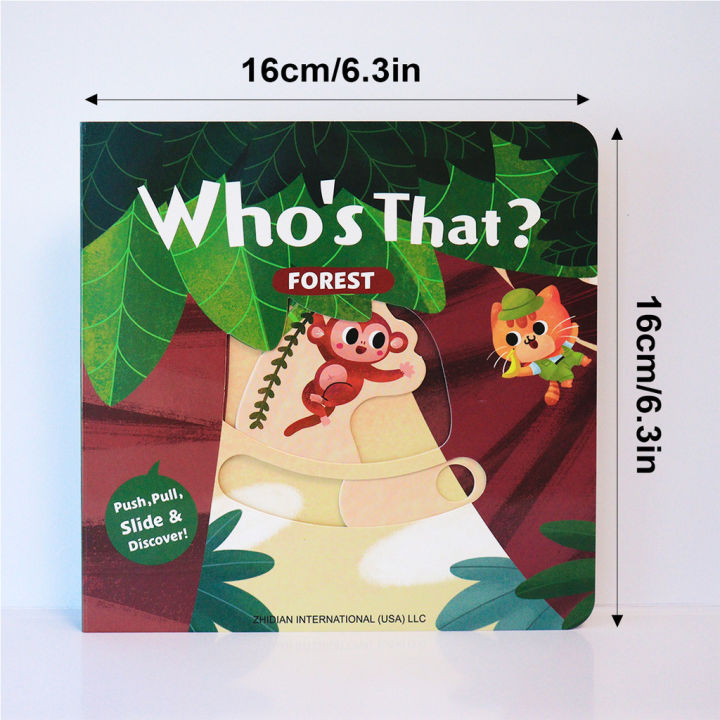 Who%E2%80%99s%20That?%20Push-Pull-Slide%20Board%20Books%20%E2%80%944-Book%20Interactive%20Set%20for%20Toddlers%20&%20Preschool%E2%80%94Forest,%20Farm,%20Ocean%20&%20Grassland%20Animals%20-%20Image%202