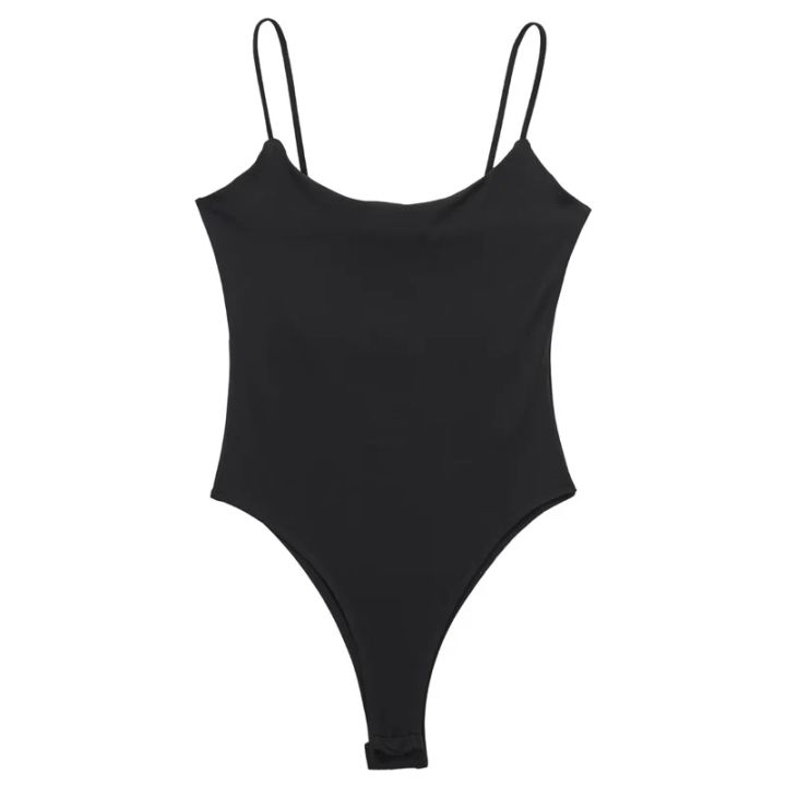 HXAO%20Fashion%202024%20Woman%20One%20pieces%20Bodysuit%20Women%20Top%20White%20Black%20Bodysuit%20Slip%20Short%20Tight%20Jumpsuit%20Woman%20Backless%20Top%20-%20Image%204