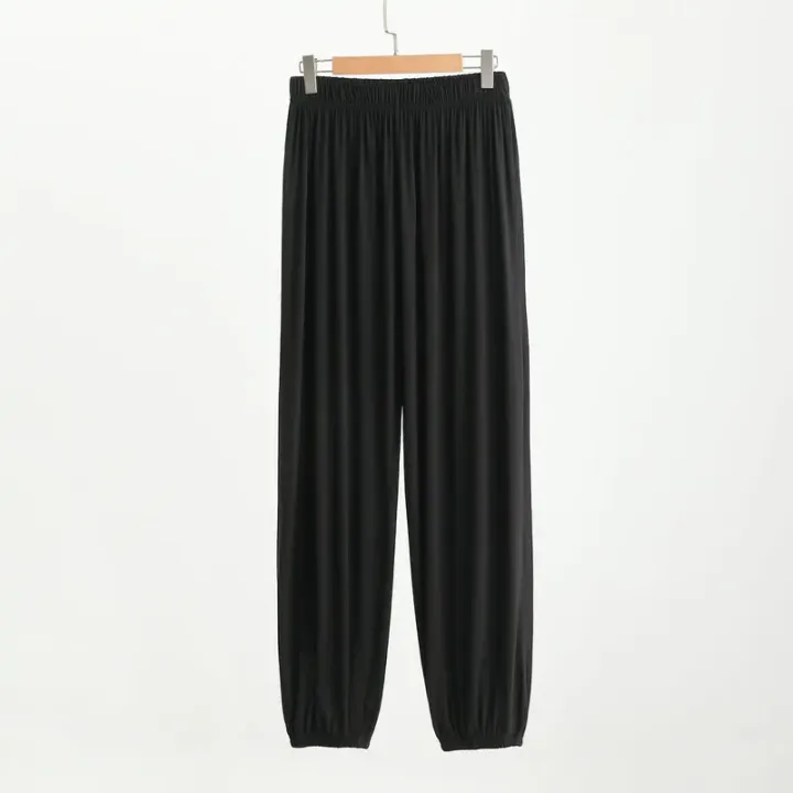 Modal%20Men's%20Leg%20Binding%20Mosquito%20Proof%20Pants%20Sleeping%20Pants%20and%20Home%20Pants%20Casual%20and%20Versatile%20Lantern%20Pants%20Fall%20and%20Winter%20-%20Image%202