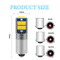 2PCS BA9S BAX9S BAY9S Led Bulbs 3030 Chip 10SMD T4W H6W Car Interior Reading Dome Lamps License Plate Light Auto Parking Lights.