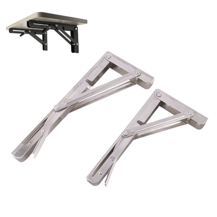 Motorhome%20Silver%20Finish%20Thickened%20Stainless%20Steel%20Mini%20Folding%20Table%20Car%20Accessories%20Campervan%20Folding%20Bracket%20Table%20Shelf%20-%20Image%205