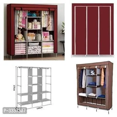 3%20Layer%20Storage%20Wardrobe%2088130%20Shelf%20Rack%20Fancy%20and%20Foldable%20-%20Image%203