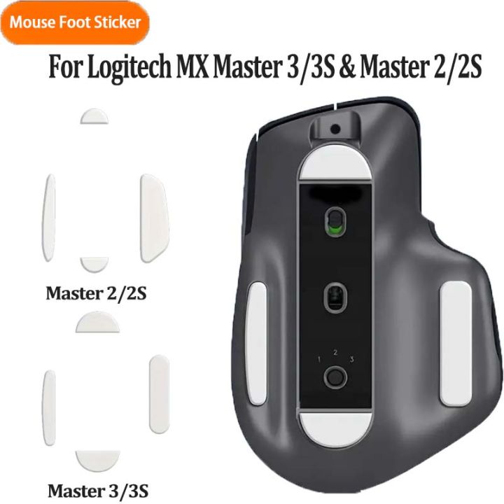 1set Mouse Skates Pads for MX Master 2/2S/3/3S Gaming Mouse Replacement Mouse Foot Glide Feet Sticker Accessories